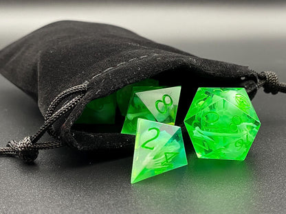 Gelatinous Cubes - 7 piece dice set